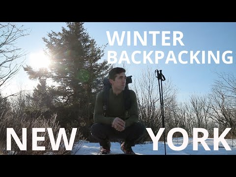 Winter Backpacking the Catskill Mountains Escarpment Trail