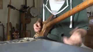 ShonKy 3 string solid body guitar demo.