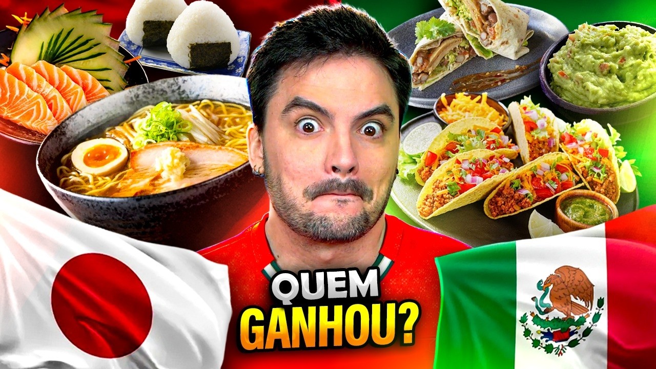 COPA DO MUNDO DE COMIDAS: Japão x México!