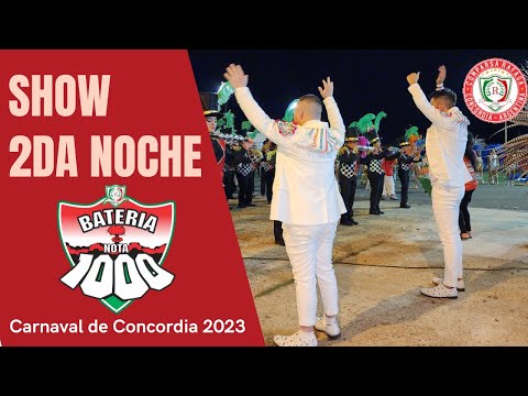 BATERIA NOTA 1000, Show Completo, SEGUNDA Noche de CARNAVAL