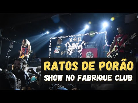 RATOS DE PORÃO - SHOW NO FABRIQUE CLUB