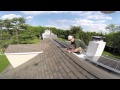 Blooper - Drone Phantom II near miss of installer ...