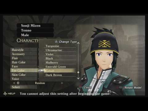 God Eater: Resurrection Character Creation PS4