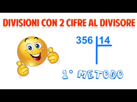 Divisioni con due cifre al divisore (metodo 1) - videolezione di matematica