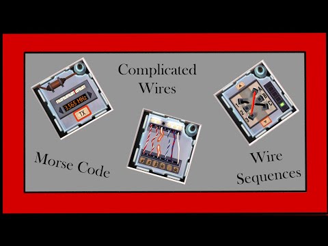 KTANE CZ Tutoriál | Vanilla [Morse Code, Complicated Wires, Wire Sequences]