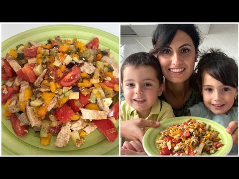 INSALATA FREDDA DI CARNE CON VERDURE