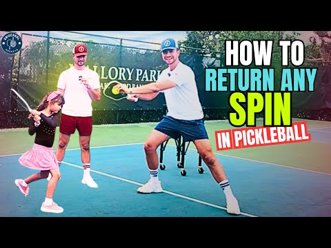 How to return any spin in pickleball — slice, topspin, sidespin