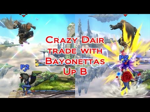 Crazy Dair trade with Bayonetta's Up B