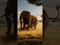 One Hit Elephant Wins Elephant Lion Elephantvslion Shorts