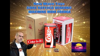 New Wave Toys Coke REPLICA VENDING MACHINE MINI FRIDGE