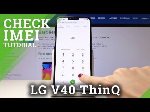 How to Locate IMEI & SN in LG V40 ThinQ – IMEI & Serial Number Status