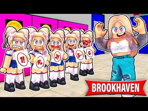 PIĘCIORACZKI PIERWSZY DZIEŃ W SZKOLE na BROOKHAVEN RP w ROBLOX!