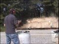 9MM Glock 18 Fully Automatic Machine Pistol Wastes The Target Say Hello To My Little Friend