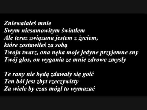 Evanescence   My Immortal  tłumaczenie pl