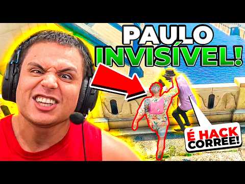 Paulinho became invisible and eliminated everyone in GTA RP! 🤣 (Modder Clips)