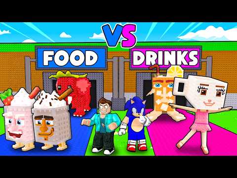 FOOD V/S DRINK STEAL A BRAINROT CHALLENGE IN ROBLOX !!