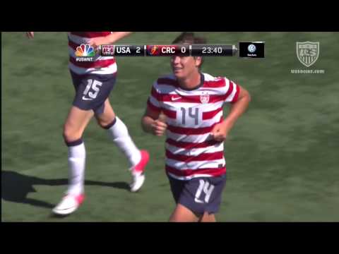 U.S. WNT vs. Costa Rica: Abby Wambach Goal - Sept. 1, 2012