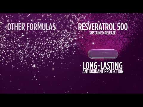 Resveratrol 500mg - Sustained Release by Reserveage Nutrition