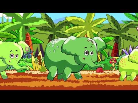 🐘🎵 Patru Elefanți - Cântec Distractiv și Amuzant pentru Copii | Paradisul Vesel TV 🌟🌿