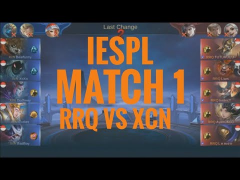 RRQ vs XCN - IESPL - MATCH 1