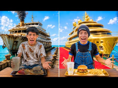 تحدي اليخت الفقير 😥 ضد اليخت الغني 🤑 ( انهيار وبكاء لوئه ) 😥💔| علاء حسين