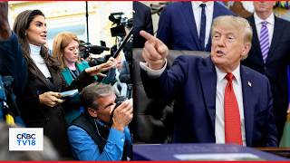 WATCH: Trump BANS CNN, MS NOW, Politico From White House, Accuses Outlets of "FAKE NEWS" | N18G