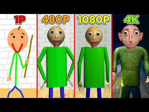 Evolution of Baldi's Graphics!