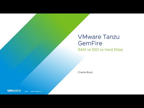 VMware GemFire:  RAM vs SSD vs Hard Disks