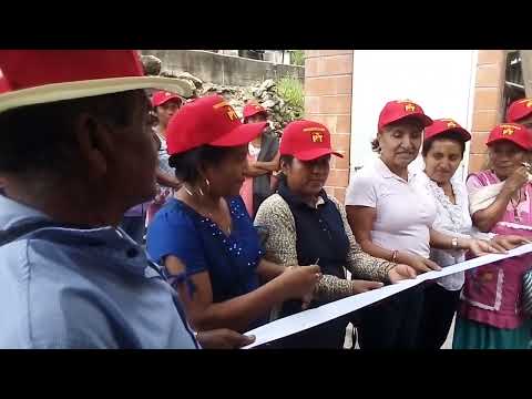 Inauguración de sanitarios en Yutanduchi de Guerrero, Oaxaca. 6-oct-2023