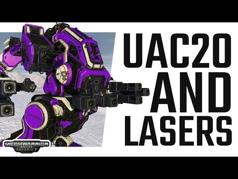 Ultra AC20 Revenant Mad Dog burst fighter - Solaris 7 - Mechwarrior Online The Daily Dose #492