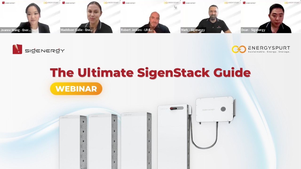The Ultimate SigenStack Guide - Energy Spurt x Sigenergy Webinar