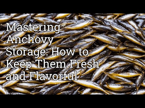 Anchovy Storage Secrets: Maximize Freshness!