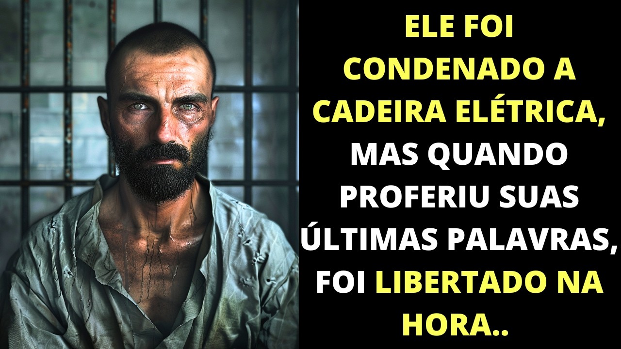Ele foi condenado à cadeira elétrica, mas quando falou suas últimas palavras, ele foi libertado…