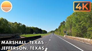 Marshall, Texas to Jefferson, Texas!  Drive with me!