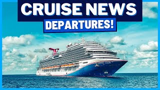 CRUISE NEWS: Carnival Departure Changes, Disney Cancels Due to Pier, Phones on Carnival & MORE!