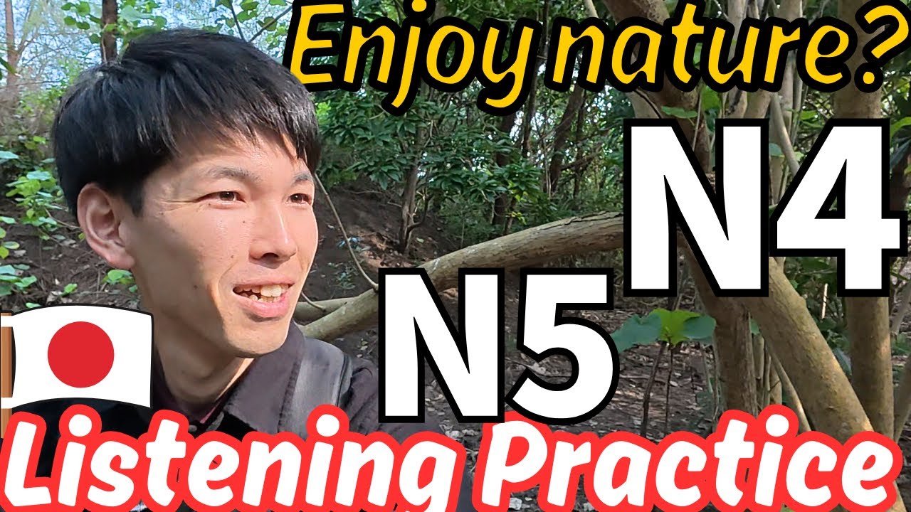 N5 N4 Japanese listening practice: Let's explore the woods! #127