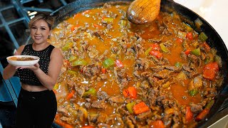 My favorite CARNE CON CHILE, this is a CLASSIC and it’s a recipe you MUST try!