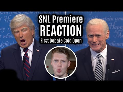 REACTION to SNL First Debate Cold Open & Season Premiere