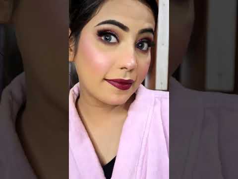 GRWM for wedding 💜❤ #shorts #youtube #youtubeshorts #viral #youtubeindia #makeup #trending