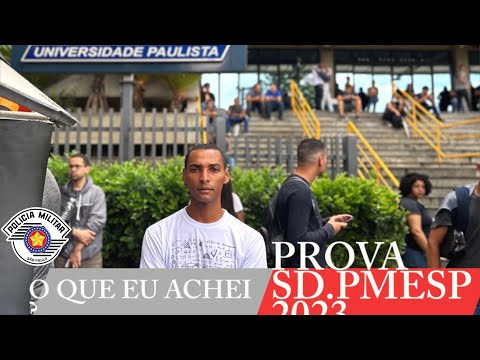 PROVA SD.PMESP 2023 ( VUNESP ) | O QUE EU ACHEI?
