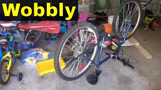 How To Straighten A Wobbly Bicycle Wheel-Tutorial