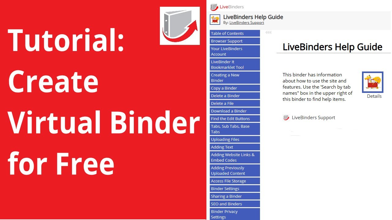 Virtual Binder - Create one for free
