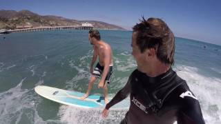 Loggin at Malibu Pier (HD)