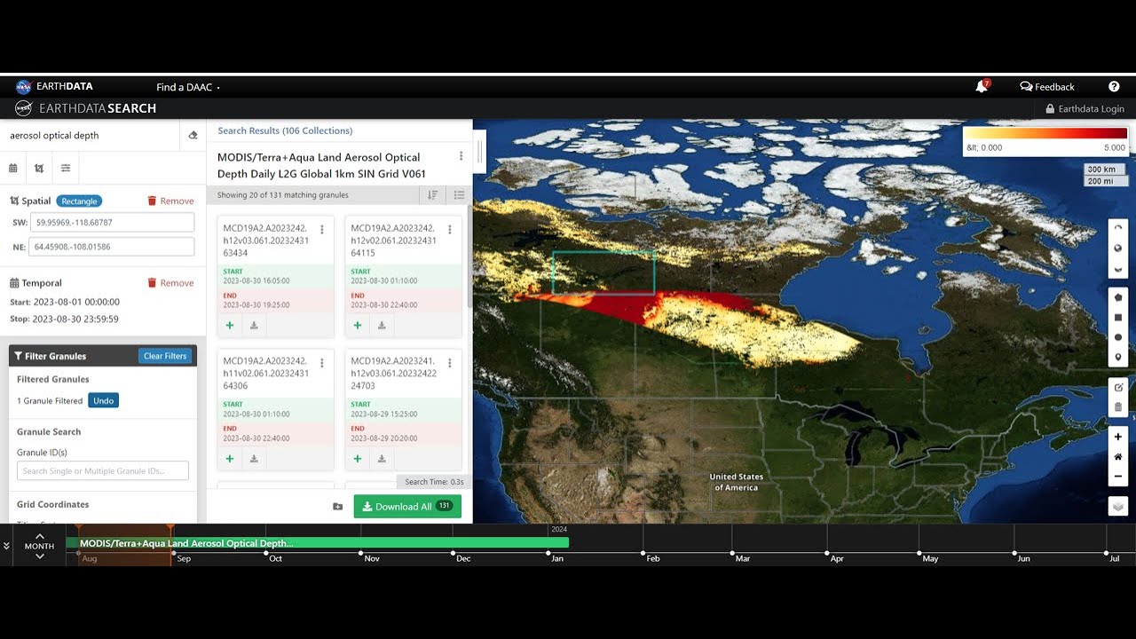 Discover and Access Earth Science Data Using Earthdata Search