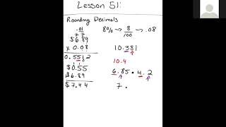 Saxon 7:6 Lesson 51
