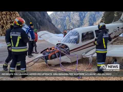 ACCIDENT ON THE LAGORAI RIVER, PLANE RECOVERED. INVESTIGATIONS NOW UNDERWAY TO DISCOVER THE CAUSE...