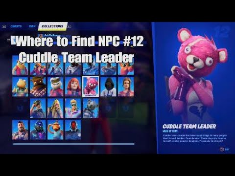 Where to Find Fortnite NPC #12: Cuddle Team Leader - Rave Cave - Chapter 3 Season 3