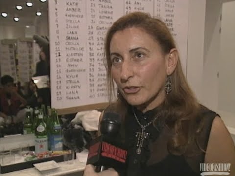 PRADA Spring 2000 Runway & Interview | Videofashion Library