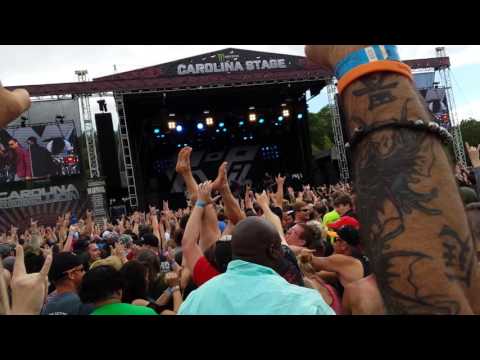 Crowd surfing  grandma. . Carolina  rebellion  2016