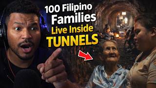 100 Filipino Families Live Inside Tunnels